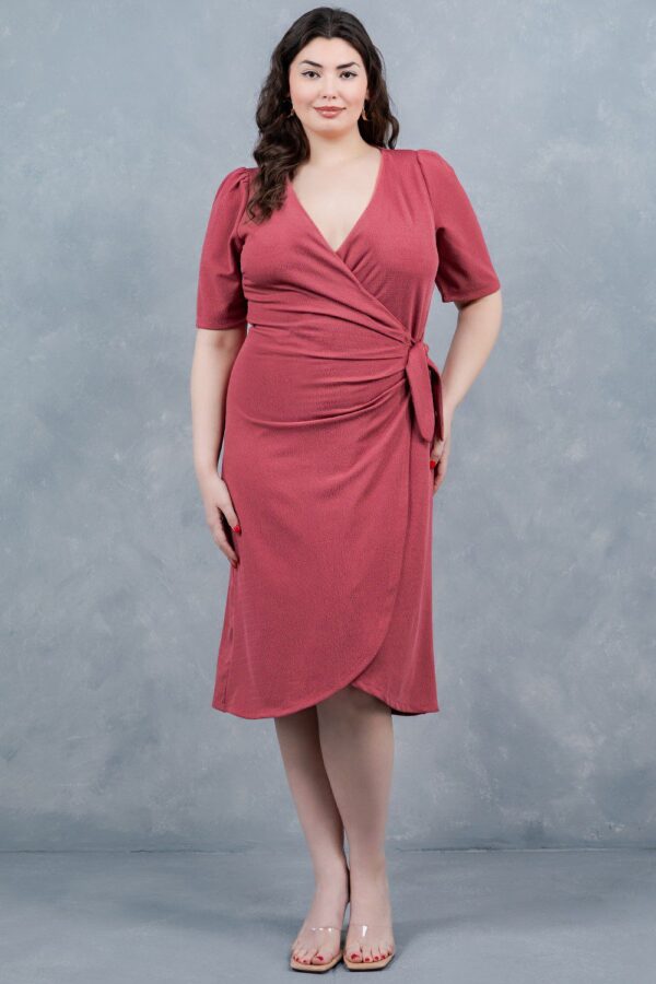 Vestido corto mauve extra - Imagen 3