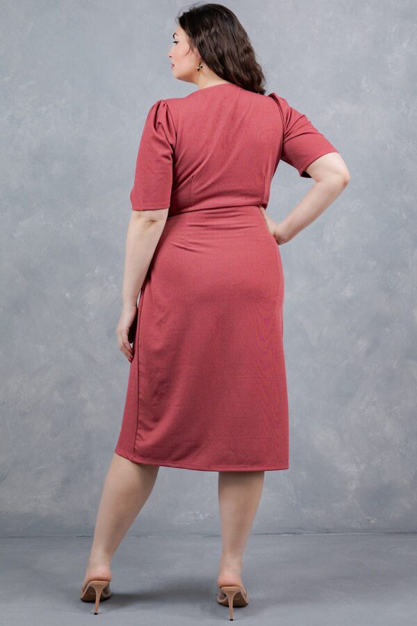 Vestido corto mauve extra - Imagen 5