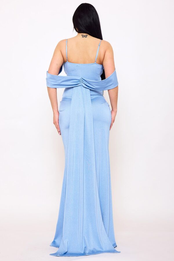 Maxi vestido azul cielo - Imagen 6