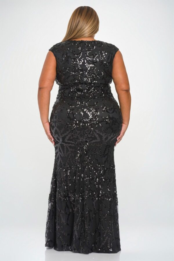 Vestido lentejuelas  talla extra - Imagen 6