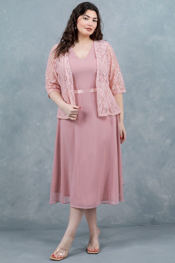 Conjunto vestido con saco - Imagen 7