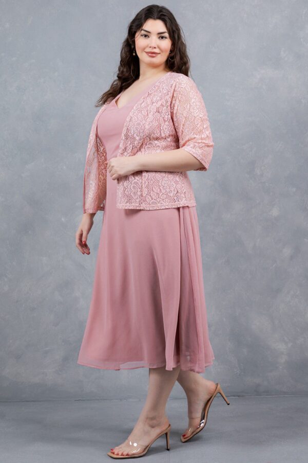 Conjunto vestido con saco - Imagen 6