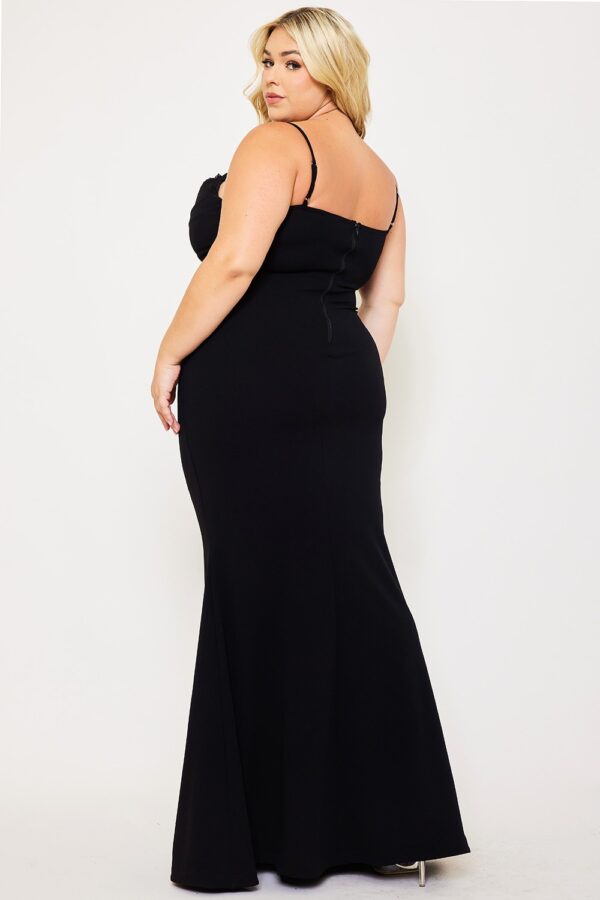Maxi vestido flores busto - Imagen 2