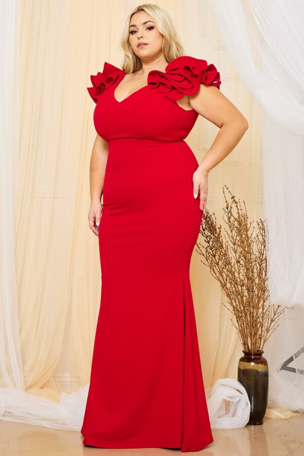 Vestido maxi extra volantes - Imagen 9