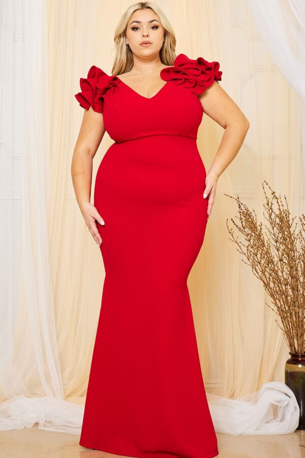 Vestido maxi extra volantes - Imagen 3