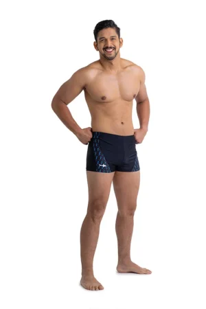 Jammer corto Ráfagas negro para hombre Escualo